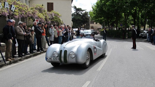 Classic cars in Chianti