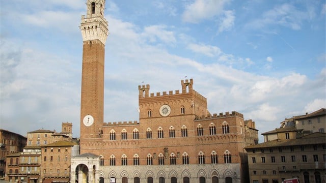 Il Campo a world famous Italian piazza - Palio