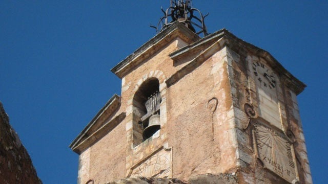 Wrought iron bell towers are found throughout southern France