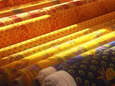 The colors of Provence in a market stall