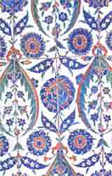 Iznik tiles, one of Turkey's artistic treasures.