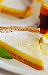 Delicious classic French dessert - tarte citron