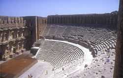 Beautifully preserved Greco-Roman amphitheatre